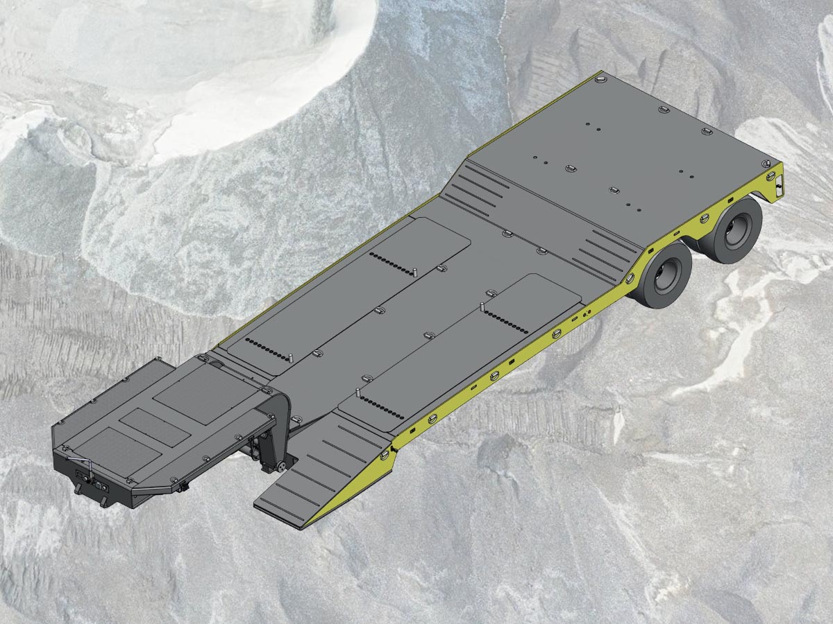 Siimet mining trailer